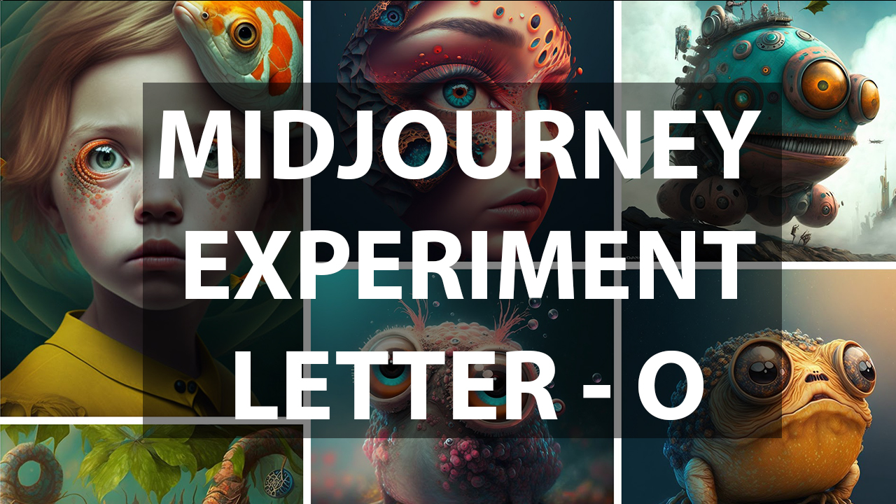 Midjourney Experimenting with Letter - "O"
